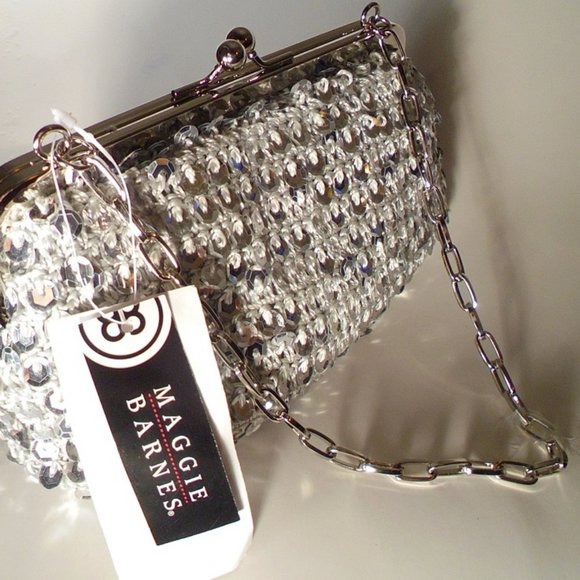 New Sequin Maggie Barnes VINTAGE GLAM 2 Colors (Black or Silver) - Picture 2 of 3